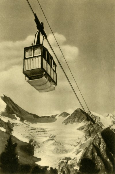 Patscherkofelbahn, Innsbruck, Tirol, Avusturya, c1935. by Unbekannt
