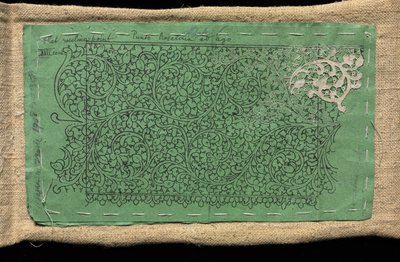 Üzerinde Venedik Düz Nokta Dantelden Küçük Kesitli Dantel Deseni, 17.yy. by Unbekannt