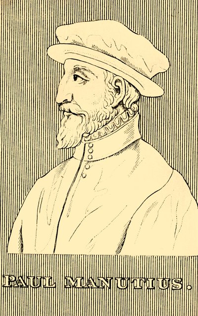Paul Manutius, 1512-1574, 1830 by Unbekannt