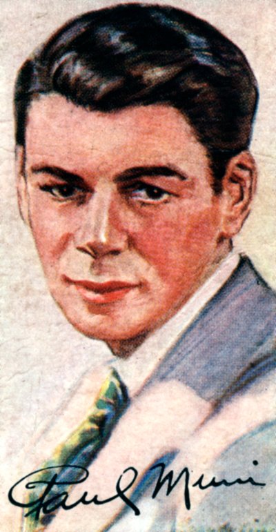 Paul Muni, 1895-1967, Akademi Ödüllü çok yönlü oyuncu, 20. yüzyıl by Unbekannt