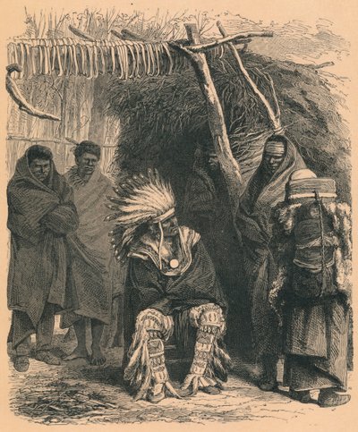 Pawnee Kızılderilileri, 19. yüzyıl by Unbekannt