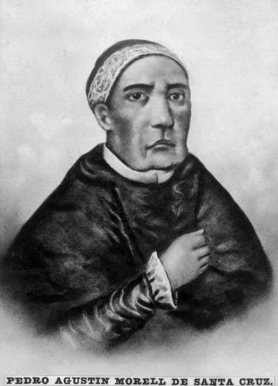 Pedro Agustin Morell de Santa Cruz 1694-1768, Havana Piskoposu, c1910 by Unbekannt