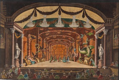 Peep Show Resmi, yaklaşık 1770. by Unbekannt