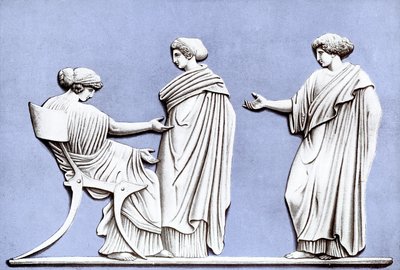 Penelope ve Maidens, Wedgwood plaketi, 18. yüzyıl, c1920 by Unbekannt