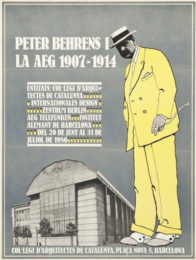 Peter Behrens ve AEG 1907-1914 Posteri by Unbekannt