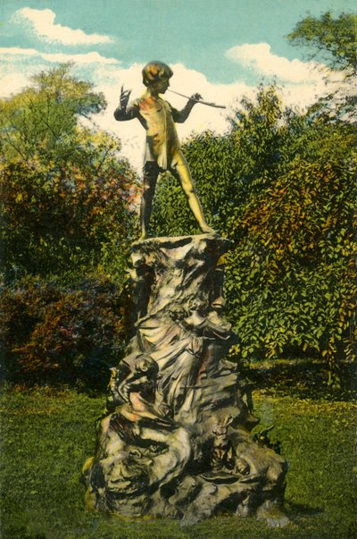 Peter Pan heykeli, Kensington Bahçeleri, Londra, c1915. by Unbekannt
