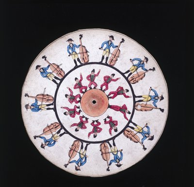 Phenakistiscope (Phenakistoscope) diski, c 1830 by Unbekannt
