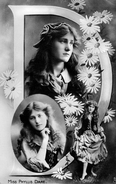 Phyllis Dare 1890-1975, İngiliz aktris, 1905 by Unbekannt