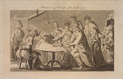 Temmuz 1772, 1772 için Avrupa Resmi by Unbekannt