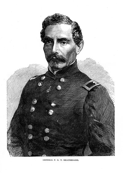 Pierre Gustave Toutant de Beauregard, Amerikan askeri, c1860