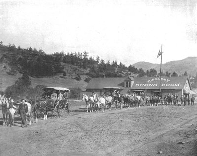 Pikes Peak Toll Road, Colorado, ABD, c1900. by Unbekannt