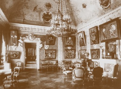 Shchukins evinde Matisse Odası olarak bilinen pembe yemek odası by Unbekannt