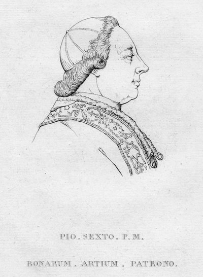 Pius. Altıncı ÖĞLEDEN SONRA. İyi şeyler. Sanat. patron., c1850 by Unbekannt