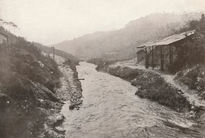 Pirahy Diversiyon: Tünelin çıkışından aşağı akışı görüntüleyin. 1914. by Unbekannt