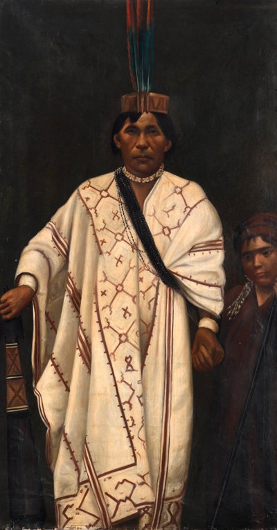 Piro Kızılderili Şefi, ca. 1890-1892. by Unbekannt