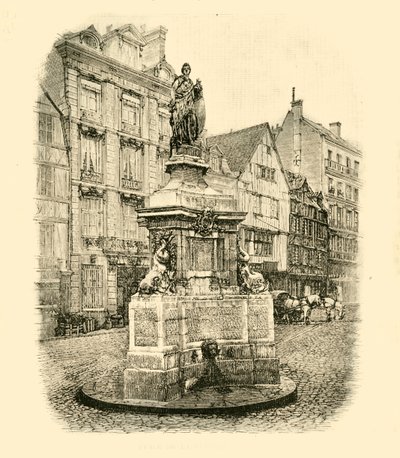 Place De La Maid, Rouen, 1890. by Unbekannt