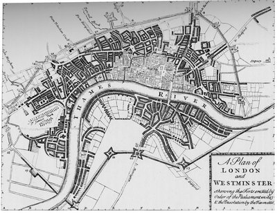 Londra ve Westminster Planı, 1749 1903 by Unbekannt