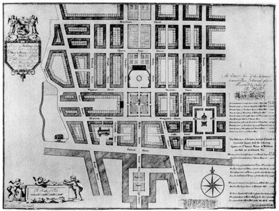 Lord Harleys malikanesinin planı, Londra, 1907 by Unbekannt