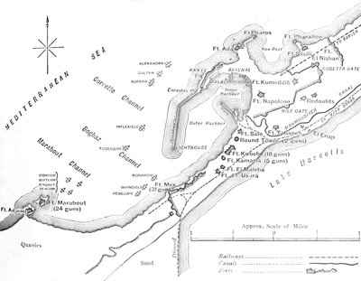 İskenderiye Bombardımanı Planı, 11 Temmuz 1882, c1882 by Unbekannt