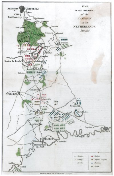 Hollanda'da Harekât Harekâtı Planı, Haziran 1815, 1816 by Unbekannt