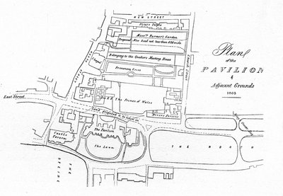Pavyonun Planı ve Bitişik Arazi - 1803, 1939 by Unbekannt