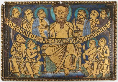 Aziz Paul ve Müritleri ile Plaket, İngiliz, yak. 1160-80. by Unbekannt