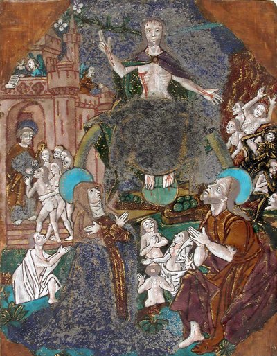 Son Yargı ile Plaket, Fransızca, yak. 1500. by Unbekannt
