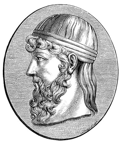 Plato c428-c348 BC, Antik Yunan filozofu by Unbekannt
