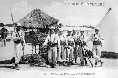 Polis karakolu, Cezayir, 1910 by Unbekannt