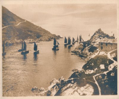 Polperro Limanı ve Peak Rocks, 1927 by Unbekannt
