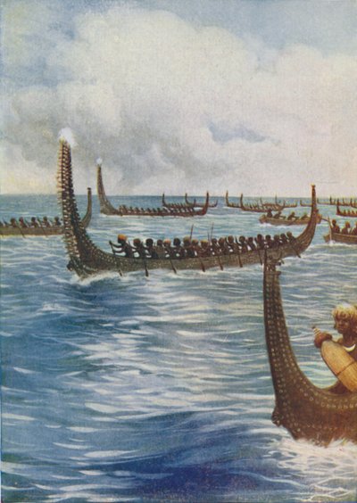 Polinezya Savaş Kanoları, 1924 by Unbekannt