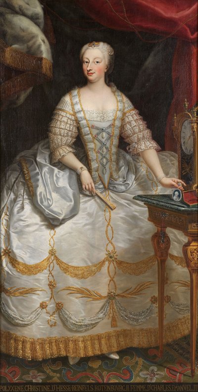 Hesse-Rotenburg 1706-1735 Polyxena, Sardunya Kraliçesi by Unbekannt