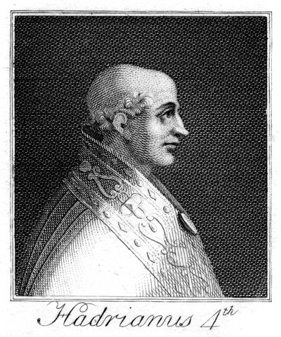 Papa IV. Adrian by Unbekannt