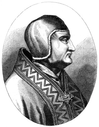 Papa Clement IV d1268, 1849 by Unbekannt