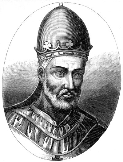 Papa Honorius III 1148-1227, 1849 by Unbekannt