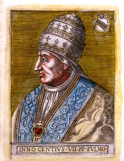 Papa Masum VII c1336-1406, c19th yüzyıl by Unbekannt