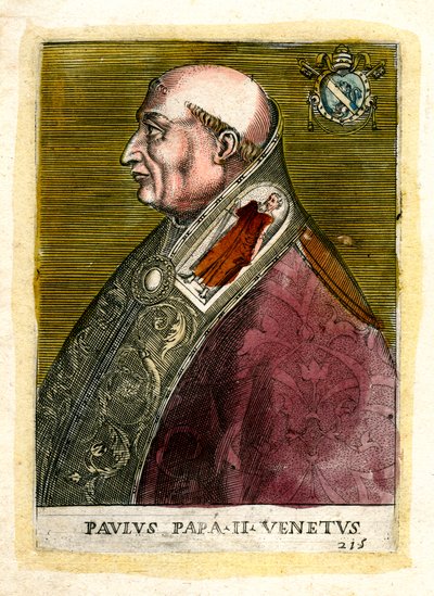 Papa II. Paul by Unbekannt