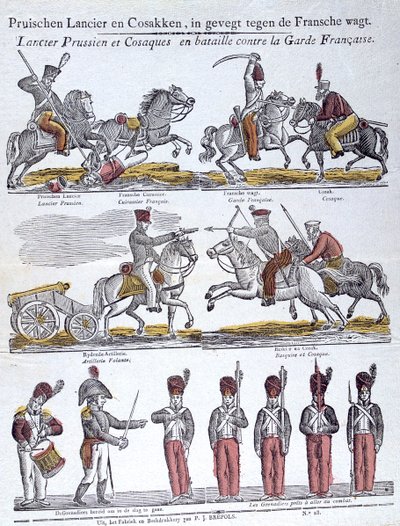 Napolyon savaşlarının popüler görüntüsü, 19. yüzyıl by Unbekannt