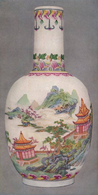 Ku Yueh Hsuan Tarzında Porselen Şişe. ChIen Uzun Dönem, 1736-1796, 1928 by Unbekannt
