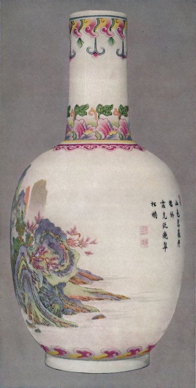 Ku Yueh Hsuan Tarzında Porselen Şişe. ChIen Uzun Dönem, 1736-1796, 1928 by Unbekannt
