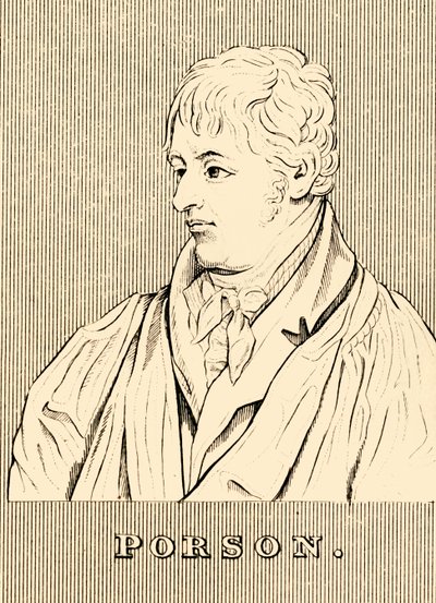 Porson, 1759-1808, 1830. by Unbekannt