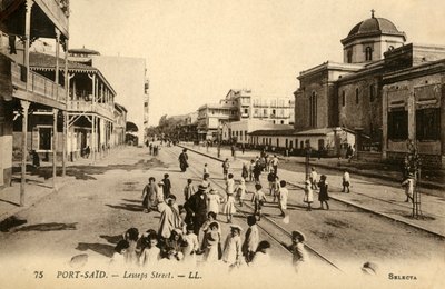 Port-Said. - Lesseps Caddesi. - LL., c1918-c1939. by Unbekannt