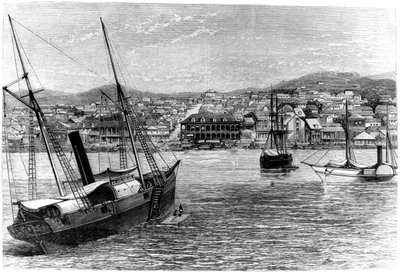 Port au Prince, Haiti, 1873 by Unbekannt
