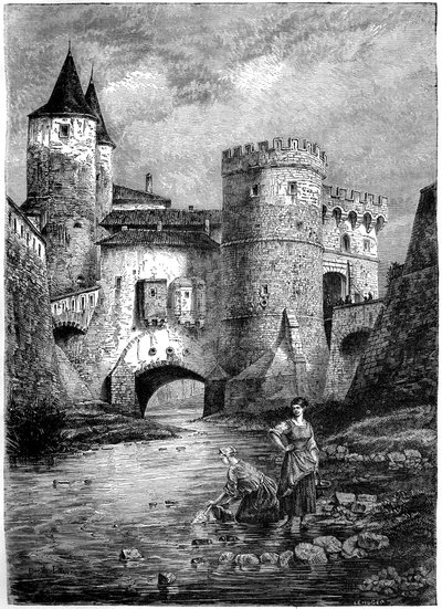 Porte des Allemands Alman Kapısı, Metz, Fransa, 16. yüzyıl 1882-1884 by Unbekannt