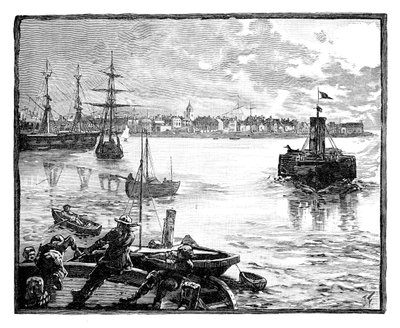 Portsmouth Limanı, Hampshire, c1888 by Unbekannt