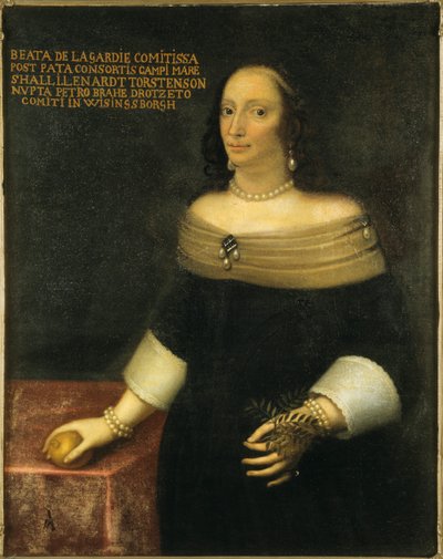 Beata De la Gardie'nin Portresi 1612-1680, c. 1653. by Unbekannt