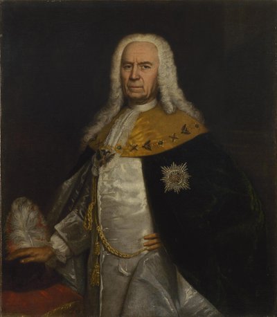 Kont Andrei İvanoviç Ushakov'un Portresi 1708-1739, 18. Yüzyılın Ortası by Unbekannt