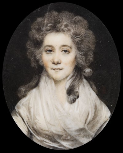 Kontes Anna Evgenyevna Obolenskaya'nın portresi 1778-1810, 18. yüzyıl sonu. by Unbekannt