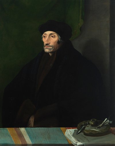Rotterdam Erasmus portresi 1467-1536, 16. yüzyıl. by Unbekannt