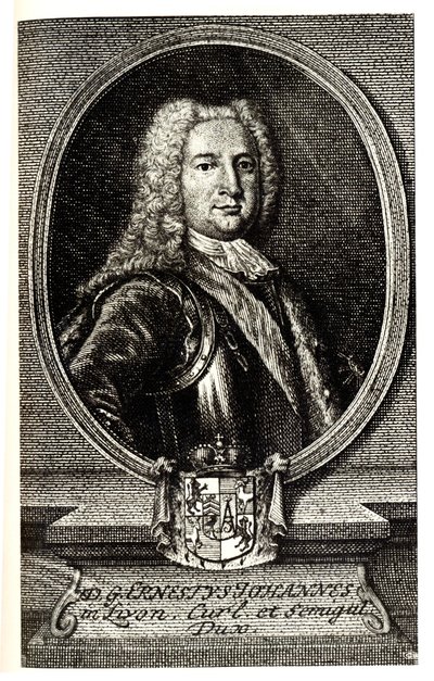 Ernst Johann von Biron 1690-1772, Kurland ve Semigallia Dükü ve Rus İmparatorluğu